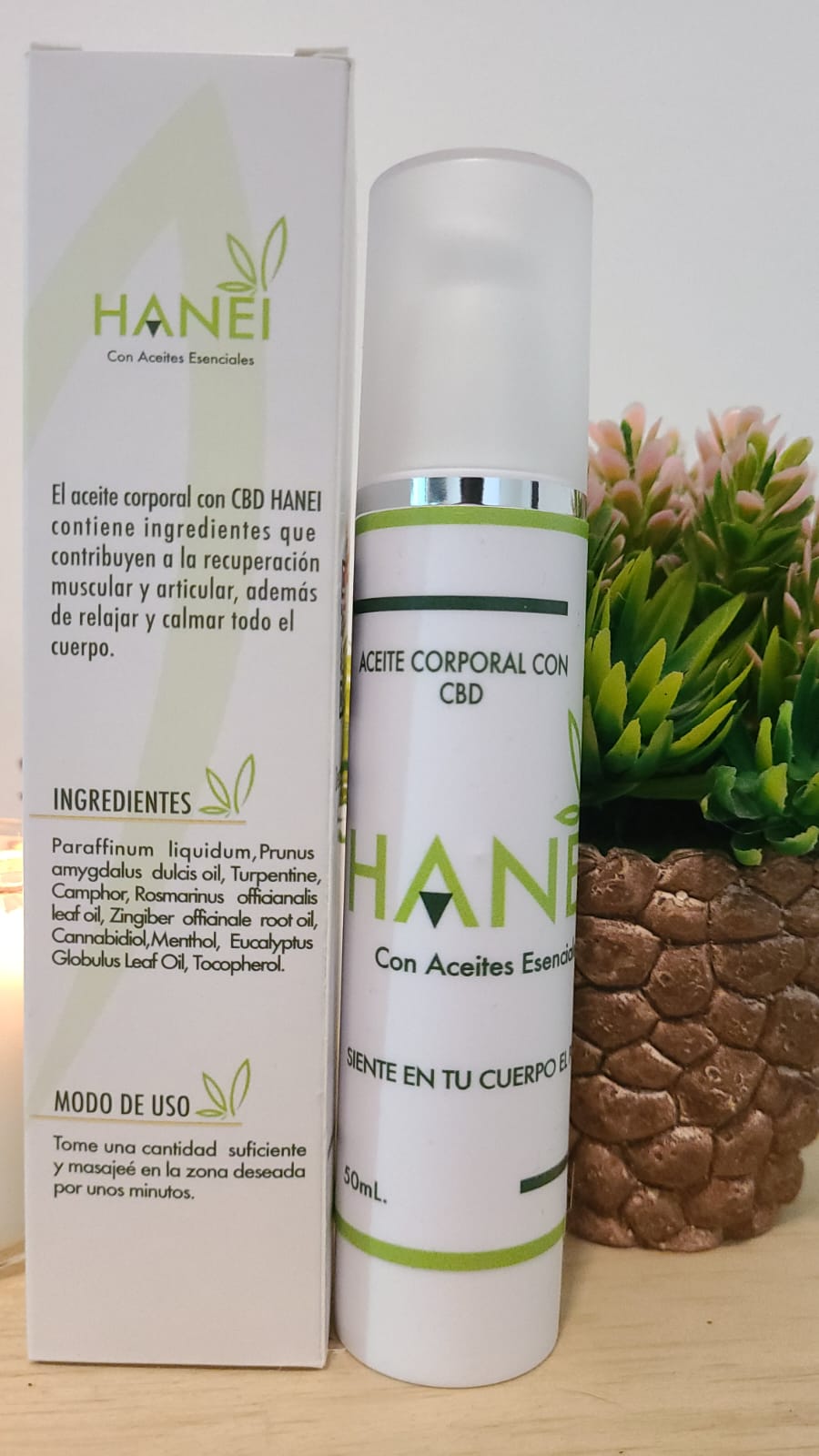 ACEITE CORPORAL CON CBD - Imagen 2
